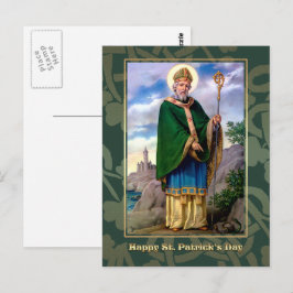 St. Patrick's Day Segen Religiöse Postkarte
