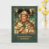 St. Patrick's Day Segings Religious Card Karte (Gelbe Blume)