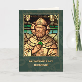 St. Patrick's Day Segings Religious Card Karte