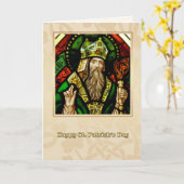 St. Patrick's Day Segings Religious Card Karte (Gelbe Blume)