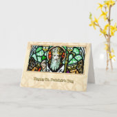 St. Patrick's Day Segings Religious Karte (Gelbe Blume)