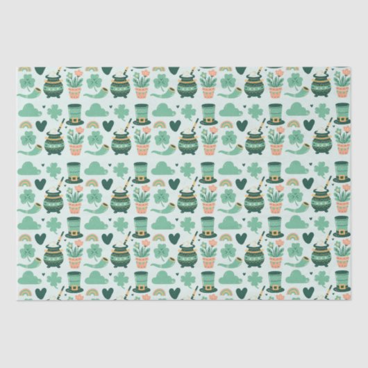 St.Patrick's Day Seidenpapier (Vorderseite)