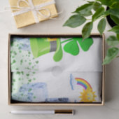 St. Patrick's Day Seidenpapier Eisbär (Geschenk)