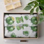 St Patricks Day Series Design 1 Seidenpapier (Geschenk)