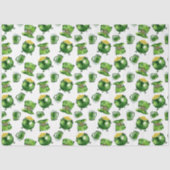 St Patricks Day Series Design 1 Seidenpapier (Vorderseite)