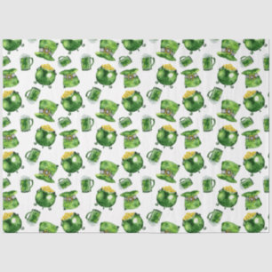 St Patricks Day Series Design 1 Seidenpapier