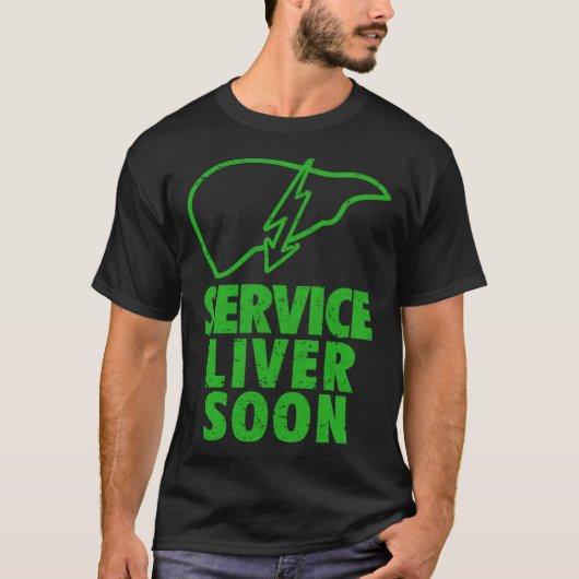St Patricks Day Service Liver Light Puppe T-Shirt (Vorderseite)