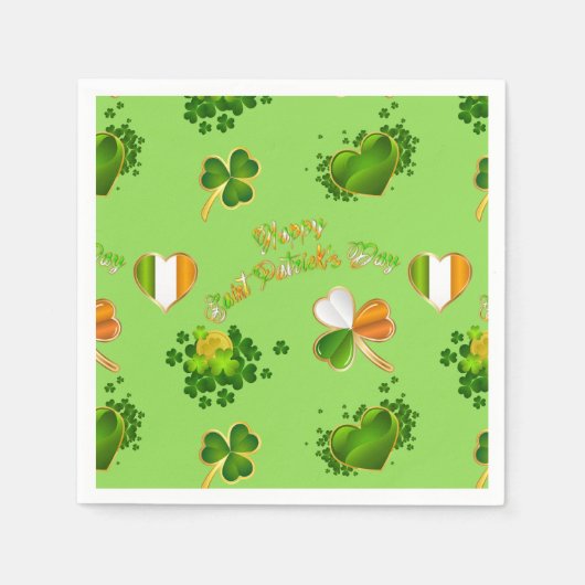 St. Patrick's Day Serviette (Vorderseite)