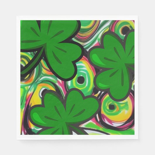 St. Patrick's Day Serviette (Vorderseite)