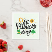 St Patricks Day Serviette (Beispiel)