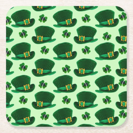 St. Patrick's Day Servietten Rechteckiger Pappuntersetzer (Vorderseite)