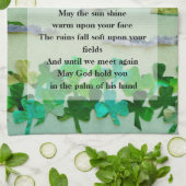 St Patrick's Day Sessing Card Geschirrtuch (Gefaltet)
