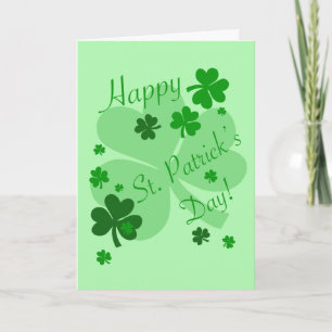St. Patrick's Day Sessing Holiday Card Feiertagskarte