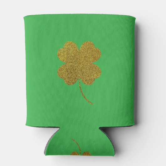 St. Patrick's Day Shamrock Dosenkühler (Rückseite)