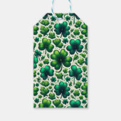 St. Patrick's Day Shamrock-Geschenkanhänger Geschenkanhänger (Vorderseite)