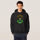 St Patricks Day Shamrock Green Proud Party Joke Hoodie (Vorne ganz)