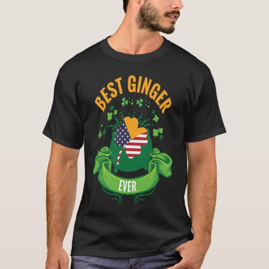 St Patricks Day Shamrock Green Proud Party Joke T-Shirt (Vorderseite)