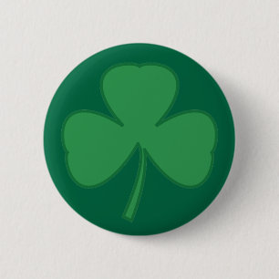 St. Patrick's Day Shamrock-Knopf-Anstecknadel Button