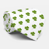 St. Patrick's Day Shamrock Krawatte (Gerollt)