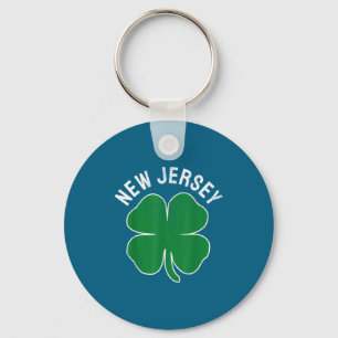 St. Patrick's Day Shamrock New Jersey Irisch Grün  Schlüsselanhänger