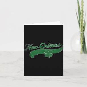 St. Patrick's Day Shamrock New Orleans Louisiana L Karte