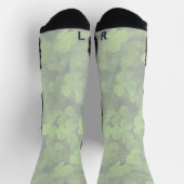St. Patrick's Day Shamrock Socken (Oben)