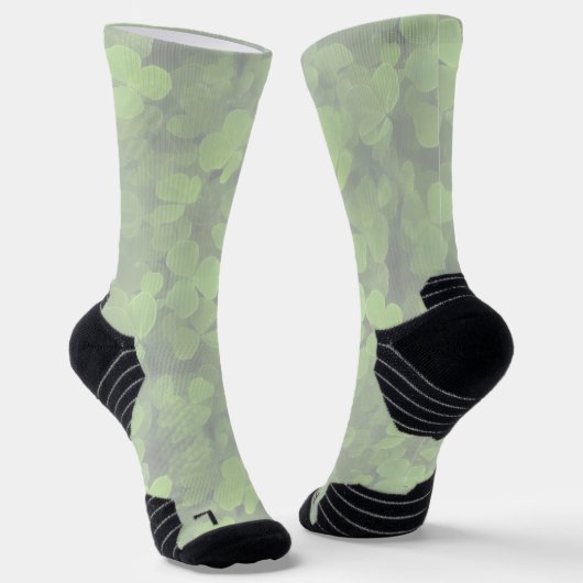 St. Patrick's Day Shamrock Socken (Gewinkelt)