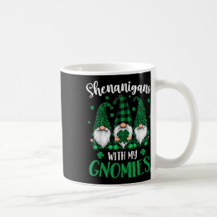 St Patricks Day Shamrock Süße Gnome Irische Frauen Kaffeetasse