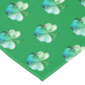 St. Patrick's Day Shamrock-Tischdecke Tischdecke (Schrägansicht)