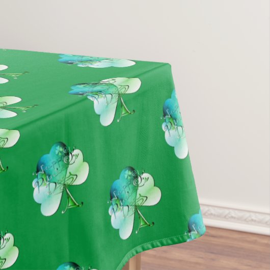 St. Patrick's Day Shamrock-Tischdecke Tischdecke (Beispiel)