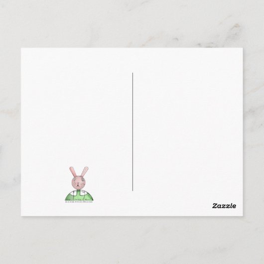 St. Patrick's Day Shamrocker Omnibus Post Card Postkarte (Rückseite)