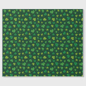 St. Patrick's Day Shamrocks Geschenkpapier (Flach)