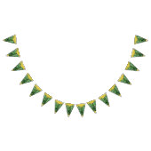 St. Patrick's Day Shamrocks Glitter Gold Drips Wimpelkette (Alle)