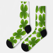 St. Patricks Day Shamrocks Thunder_Cove Socken (Linkes Detail)
