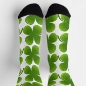 St. Patricks Day Shamrocks Thunder_Cove Socken (Oben)