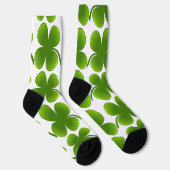 St. Patricks Day Shamrocks Thunder_Cove Socken (Rechts)