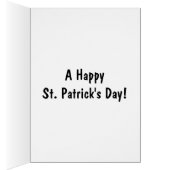 St. Patrick's Day Sheep Wish Ewe Funny Personalize (Innen (Rechts))