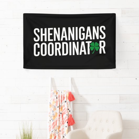 St. Patrick's Day Shenanigan Coordinator Banner (Insitu)