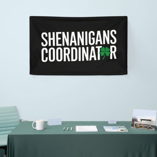 St. Patrick's Day Shenanigan Coordinator Banner (Messeveranstaltung)