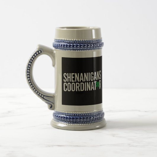 St. Patrick's Day Shenanigan Coordinator Bierglas (Links)