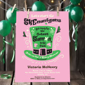 St. Patrick's Day Shenanigans Baby Shower Einladung