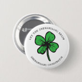 St. Patrick's Day Shenanigans Button (Vorne & Hinten)