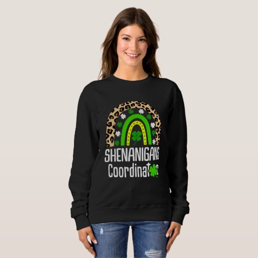 St Patricks Day Shenanigans Coordinator Cute Rainb Sweatshirt (Vorne ganz)