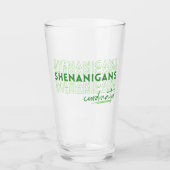 St Patrick's Day Shenanigans Coordinator Glas (Vorderseite)