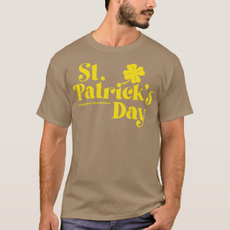 St Patricks Day Shenanigans Coordinator Gold Text T-Shirt