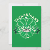 St Patricks Day - Shenanigans-Koordinator Einladung (Vorderseite)