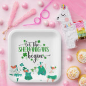 St. Patrick's Day Shenanigans Party Pappteller (Party)