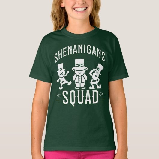 ST PATRICK'S DAY - SHENANIGANS SQUAD T-Shirt (Vorderseite)