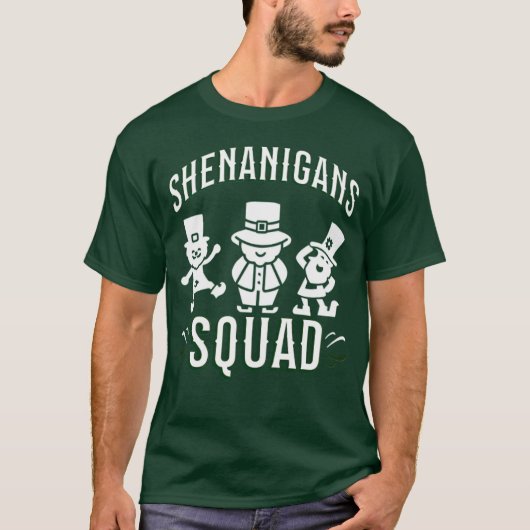 ST PATRICK'S DAY - SHENANIGANS SQUAD T-Shirt (Vorderseite)