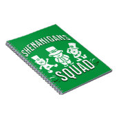 ST PATRICK'S DAY - SHENANIGANS SQUAD T - Shirt Notizblock (Rechte Seite)